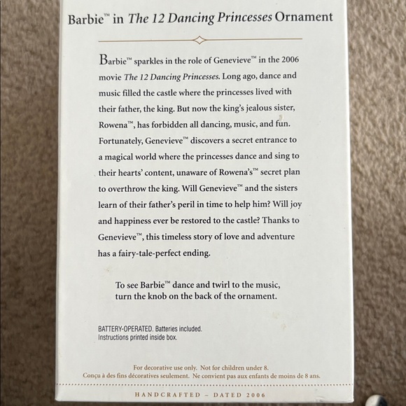 Hallmark Keepsake Barbie Ornament - Picture 5 of 6